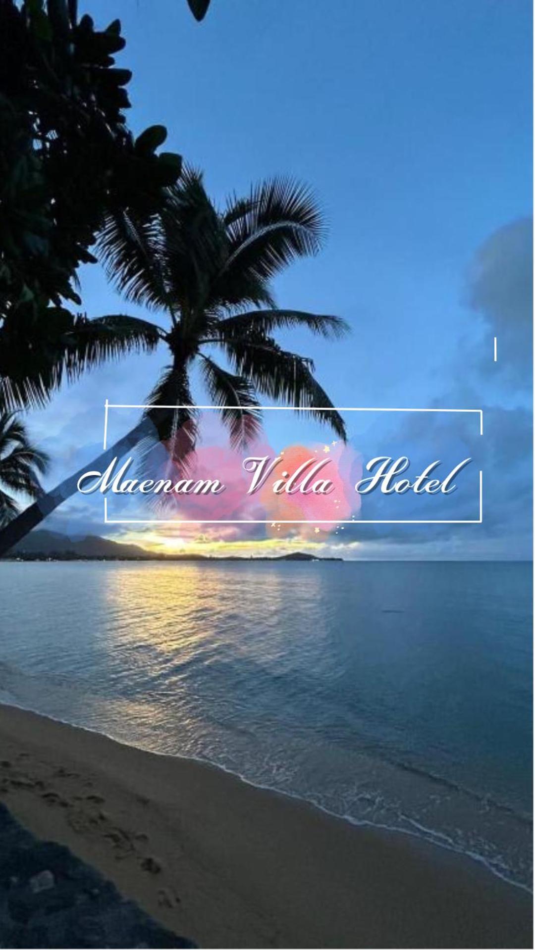 Maenam Villa Hotel Mae Nam Exteriör bild